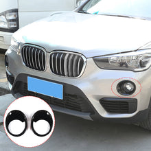 Load image into Gallery viewer, 2Pcs Car Front Fog Light Frame Lamp Ring Cover Trim for BMW X1 2016-2019 Exterior Accessories