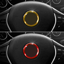 Load image into Gallery viewer, Car Decoration Aluminum Alloy Ring Steering Wheel Circle Sticker Interior Styling for BMW X1 X2 X3 X5 X6 X7 1 3 5 7 Series