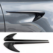 Load image into Gallery viewer, 2Pcs Car Side Sticker Vent Fender Trim Emblem Blade Logo Trim For Mercedes Benz AMG V8 C200 C300 E300 E400 W213