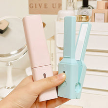 Load image into Gallery viewer, Portable Mini Cute USB Straight Hair Stick Hair Straightener Dormitory Small Power Splint Fluffy Bangs Straight Hair Curling