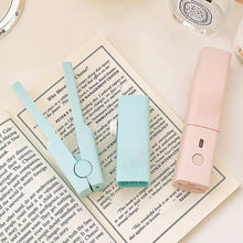 Load image into Gallery viewer, Portable Mini Cute USB Straight Hair Stick Hair Straightener Dormitory Small Power Splint Fluffy Bangs Straight Hair Curling