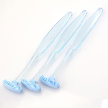 Load image into Gallery viewer, Silicone PP Tongue Brush Soft Tongue Scraper Double Sided Tongue Cleaner Brush Oral Cleaning Breath Dental Health Care Tool