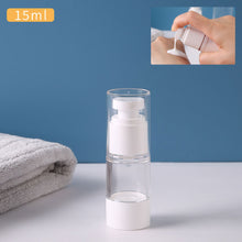 Load image into Gallery viewer, 15/30/50/80ml Vacuum Liquid Foundation Travel Bottle Eye Cream Bottle Travel Portable Refillable Bottles Cosmetics Split Bottle