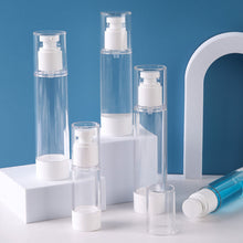 Load image into Gallery viewer, 15/30/50/80ml Vacuum Liquid Foundation Travel Bottle Eye Cream Bottle Travel Portable Refillable Bottles Cosmetics Split Bottle