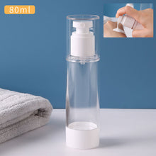 Load image into Gallery viewer, 15/30/50/80ml Vacuum Liquid Foundation Travel Bottle Eye Cream Bottle Travel Portable Refillable Bottles Cosmetics Split Bottle