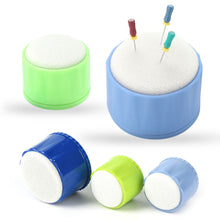 Load image into Gallery viewer, Round Dental Lab Endodontic Stand Cleaning Foam File Drills Block Holder Dentist Products Dentistry Laboratory Equipment