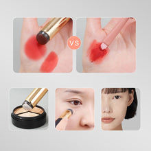 Load image into Gallery viewer, Silicone Angled Portable Silicone Round Head Lip Brush Concealer Lipstick Brush with Cover Creative Makeup Brush Makeup Tool