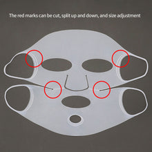 Load image into Gallery viewer, Separable Reusable Ear Hanging Double Lift V-face Facial Mask Mask Silicone Facial Mask Beauty Skin Care Products