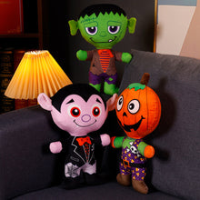 Load image into Gallery viewer, 30cm Halloween Plush Toys Horrible Pumpkin Vampire Mummy Dolls Stuffed Soft Toy for Kids Home Decoration Plush Doll