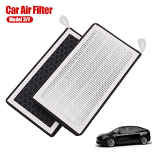 Load image into Gallery viewer, 2Pcs HEPA Activated Carbon Car Air Filter Air Conditioner Filter Element Replacement For Tesla Model 3 Model Y 2023