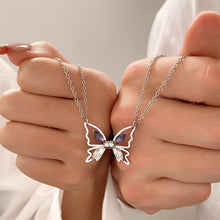 Load image into Gallery viewer, Magnetic Butterfly Pendant Necklace Bracelet Fashionable Niche Patchwork Pendant Necklace Collarbone Chain Jewelry