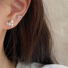 Load image into Gallery viewer, Aurora Pink Diamond One Week Earrings Set Temperamental Niche Flower Butterfly Love Ear Studs Earrings Women Jewelry
