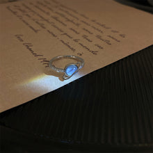 Load image into Gallery viewer, Blue Planet Ring Opening Adjustable Micro Inlaid Zircon Alloy Ring Fashionable Versatile Women Jewelry