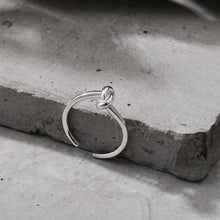 Load image into Gallery viewer, Simple Fashionable Twist Ring Opening Adjustable Silver Gold Alloy Ring Niche Women Jewelry Accessory