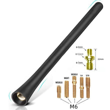 Load image into Gallery viewer, 2.5/7inch Rubber Car Roof Radio Antenna Mast FM AM Roof Mount Antenna With Screws Vehicle Accessories Tools