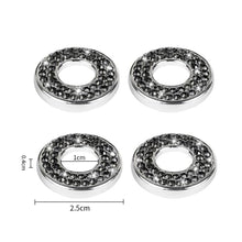 Load image into Gallery viewer, 4Pcs Crystal Car Door Bolt Lock Pin Switch Button Ring Lift Bolt Sticker For Mercedes Benz E C GLC Class Accessories