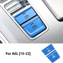 Load image into Gallery viewer, 3Pcs/Set Car Metal Electronic Handbrake Button Sticker Decoration Protective Cover Interior Accessories For Audi A6L 2012-2018