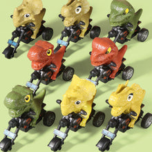 Load image into Gallery viewer, Simulation Dinosaur Motorcycle Toy Inertia Riding Motorcycle Animal Model Pull Back Car Toy Action Figure Children Birthday Gift