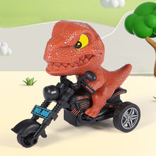 Load image into Gallery viewer, Simulation Dinosaur Motorcycle Toy Inertia Riding Motorcycle Animal Model Pull Back Car Toy Action Figure Children Birthday Gift