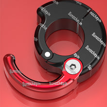 Load image into Gallery viewer, CNC Aluminum Motorcycle Bike 21-28mm Helmet Hook Holder Luggage Bag Hanger Hooks Motorbike Scooter Helmet Bag Gadget Glove Hooks