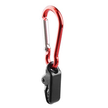Load image into Gallery viewer, 1/20pcs Portable Outdoor Camping Tent Awning Fixing Clamp Grip with Carabiner Hook Windproof Tarpaulin Plastic Wind Rope