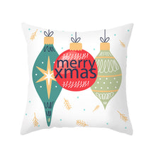 Load image into Gallery viewer, 45cm Christmas Cushion Cover Pilllowcase Christmas Elk Santa Claus Printing Pillow Case for Sofa Cushion Christmas Party Decoration