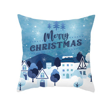 Load image into Gallery viewer, 45cm Christmas Cushion Cover Pilllowcase Christmas Elk Santa Claus Printing Pillow Case for Sofa Cushion Christmas Party Decoration