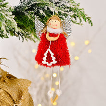Load image into Gallery viewer, Christmas Silver Wing Angel Doll Tree Pendant Xmas Tree Hanging Ornaments New Year Decoration For Home Ornament