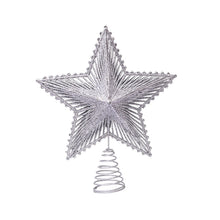 Load image into Gallery viewer, Christmas Tree Topper Glittering Five-Pointed Star Treetop Topper Xmas Tree Decor Ornament Christmas Decorations for Tree
