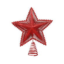 Load image into Gallery viewer, Christmas Tree Topper Glittering Five-Pointed Star Treetop Topper Xmas Tree Decor Ornament Christmas Decorations for Tree