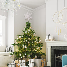 Load image into Gallery viewer, Christmas Tree Topper Glittering Snowflake Star Treetop Topper Xmas Tree Decor Ornament Christmas Decorations for Tree