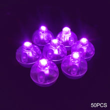 Load image into Gallery viewer, 50pcs LED Balloon Lights Tiny Ball Lights for Balloon Mini Round Led Ball Lamp for Bar Lantern Christmas Wedding Party Decor