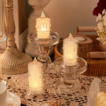 Load image into Gallery viewer, LED Candle Night Light Flameless Christmas Lamp Event Party Home Decor Crystal Candle Lamp Realistic Battery Operated Candle for Wedding Home Table Decoration
