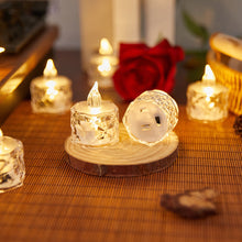 Load image into Gallery viewer, LED Candle Night Light Flameless Christmas Lamp Event Party Home Decor Crystal Candle Lamp Realistic Battery Operated Candle for Wedding Home Table Decoration