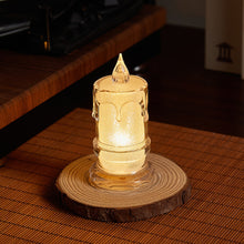 Load image into Gallery viewer, LED Candle Night Light Flameless Christmas Lamp Event Party Home Decor Crystal Candle Lamp Realistic Battery Operated Candle for Wedding Home Table Decoration