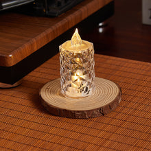 Load image into Gallery viewer, LED Candle Night Light Flameless Christmas Lamp Event Party Home Decor Crystal Candle Lamp Realistic Battery Operated Candle for Wedding Home Table Decoration