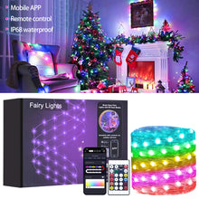 Load image into Gallery viewer, 10m/20m Smart APP Control LED Light String Christmas Tree Lights Fairy Garland Xmas RC Strip Light Home Room Decoration Outdoor Light 5V