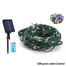 Load image into Gallery viewer, 20m/50m Solar LED Light String Christmas Tree Lights Outrdoor Fairy Garland Garden Xmas Strip Light Home Decoration Outdoor Light