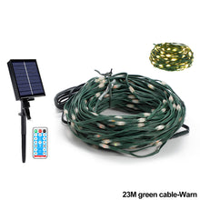 Load image into Gallery viewer, 20m/50m Solar LED Light String Christmas Tree Lights Outrdoor Fairy Garland Garden Xmas Strip Light Home Decoration Outdoor Light
