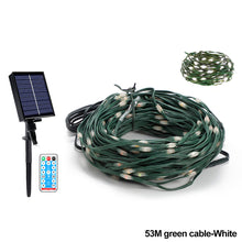 Load image into Gallery viewer, 20m/50m Solar LED Light String Christmas Tree Lights Outrdoor Fairy Garland Garden Xmas Strip Light Home Decoration Outdoor Light