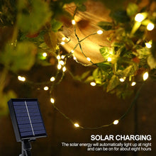Load image into Gallery viewer, 20m/50m Solar LED Light String Christmas Tree Lights Outrdoor Fairy Garland Garden Xmas Strip Light Home Decoration Outdoor Light