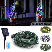 Load image into Gallery viewer, 20m/50m Solar LED Light String Christmas Tree Lights Outrdoor Fairy Garland Garden Xmas Strip Light Home Decoration Outdoor Light