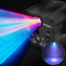 Load image into Gallery viewer, USB Rechargeable Stage Party Laser Projector Lamp Disco Voice Controlled Red Green DJ Strobe Lights Club Family Holiday Christmas Lights Projector