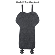 Load image into Gallery viewer, Car Flax Seat Pad Cover Comfortable Non-slip Breathable Front Rear Seatback Cushion For Tesla Model 3 Model Y
