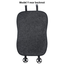 Load image into Gallery viewer, Car Flax Seat Pad Cover Comfortable Non-slip Breathable Front Rear Seatback Cushion For Tesla Model 3 Model Y