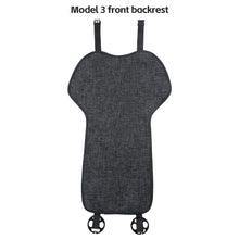 Load image into Gallery viewer, Car Flax Seat Pad Cover Comfortable Non-slip Breathable Front Rear Seatback Cushion For Tesla Model 3 Model Y
