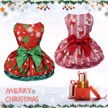 Load image into Gallery viewer, Christmas Pet Dress Cosplay Dog Clothes Cat Party Formal Dress Uniform Dog Clothes For Christmas Decorations