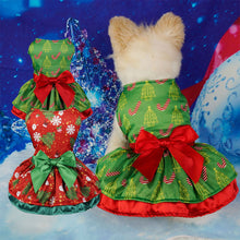 Load image into Gallery viewer, Christmas Pet Dress Cosplay Dog Clothes Cat Party Formal Dress Uniform Dog Clothes For Christmas Decorations