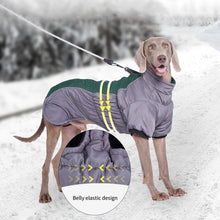 Load image into Gallery viewer, Reflective Winter Warm Thicken Pet Dog Jacket Waterproof High Collar Dog Clothes for Medium Large Dogs Puppy Coat
