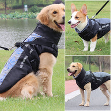 Load image into Gallery viewer, Reflective Winter Warm Thicken Pet Dog Jacket Waterproof High Collar Dog Clothes for Medium Large Dogs Puppy Coat